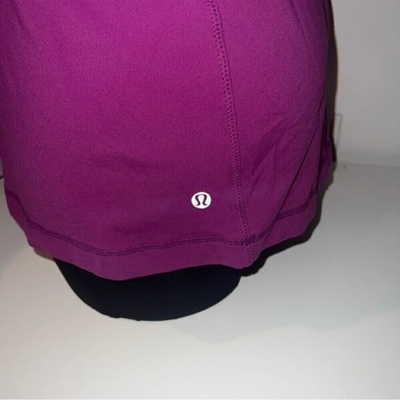 lululemon Dignity Halter Dewberry Tank Top Size 8 - Picture 3 of 5
